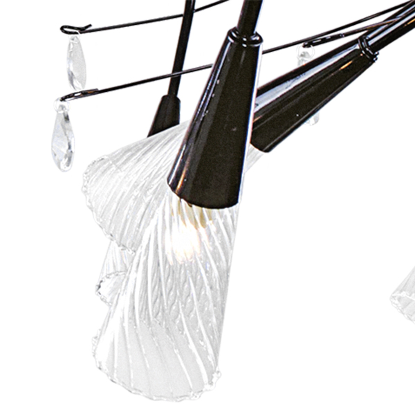 711127 Люстра AEREO 12х25W G9 BLACK