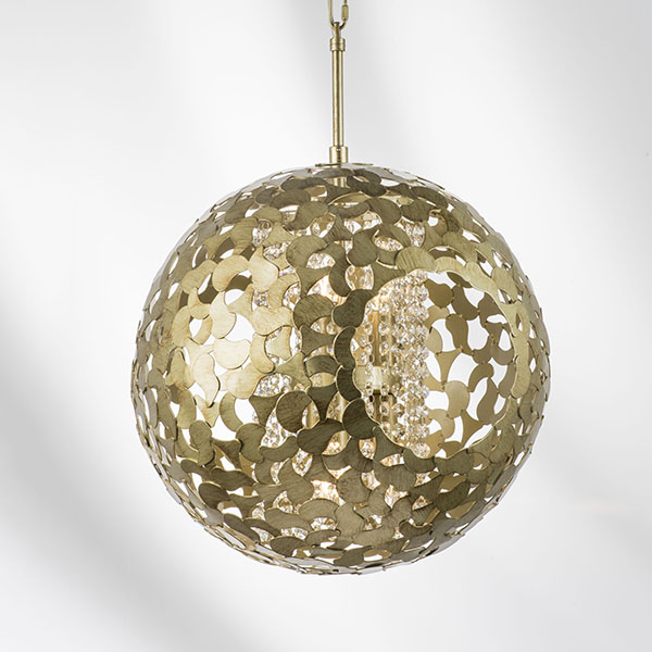 727061 Люстра VERONA 6х40W E14 ЗОЛОТО/ПРОЗРАЧНЫЙ