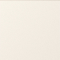 Клавиша 2-я для перекрёстного переключателя, матовый кремовый, серия A07