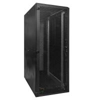 Шкаф напольный 19" TERACOM PRO 42U 600х1000 мм двери перфорированная с замком-ручкой и перфорированная чёрный
