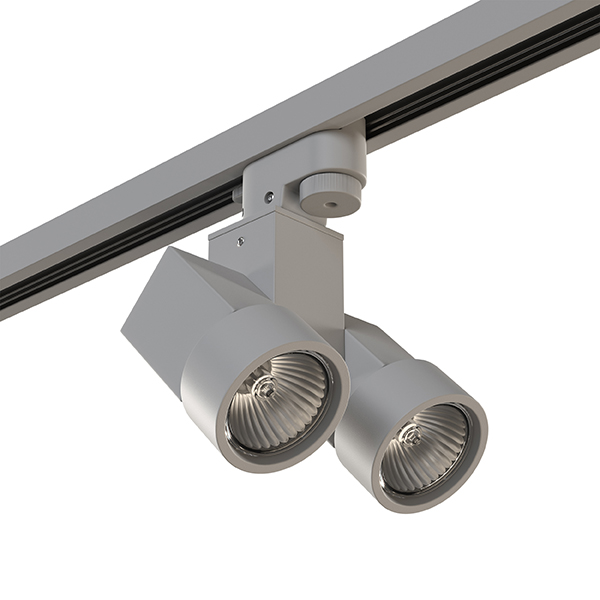 592029 Трековое крепление ASTA с 1-фазным адаптером к 05102x/05103x СЕРЫЙ