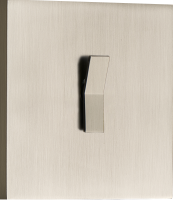 Переключатель перекрестный (с 3-х мест) на 1 тумблер, клавиша Angle, 10AX 250V, никель, серия N96