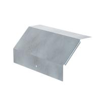 Крышка угла вертикального внешнего 90 градусов Профи INOX (AISI 316) 600х100 (1,0 мм) Промрукав