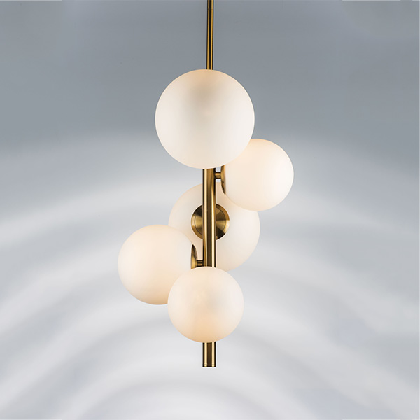 815053 Люстра CROCO 5х40W E14 ЛАТУНЬ