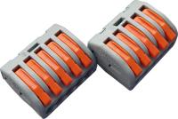 Коннектор GTER3-05 клемма универсальная монтажная 5-проводная (50/2500)