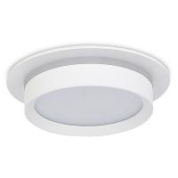 Светильник встраиваемый, GX53, D110xH50мм, IP20, белый, без лампы