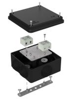 Коробка огнестойкая для о/п 40-0300-FR6.0-4 Е15-Е120 RAL9005 100х100х50 (14 шт/кор) Промрукав