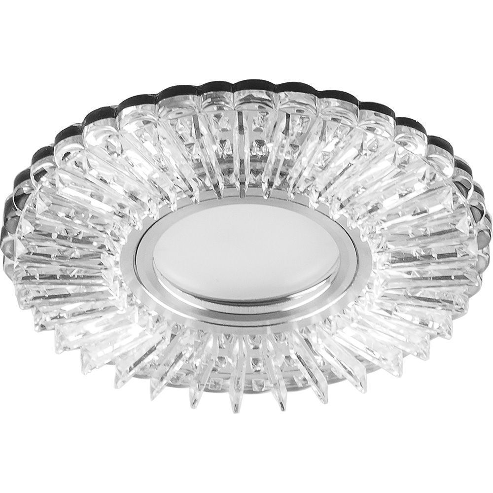 Светильник встраиваемый с белой LED подсветкой Feron CD900 потолочный MR16 G5.3 белый FERON CD900
