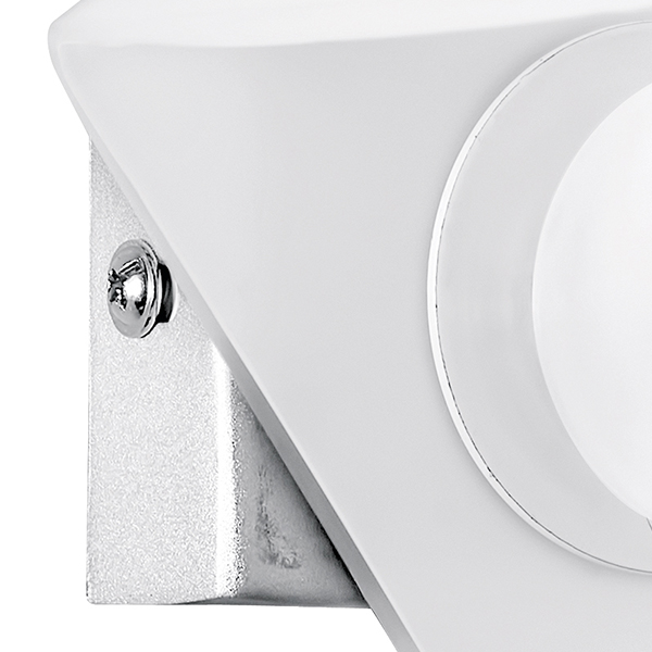 801610 Светильник настенный PEZZO 1х40W G9 ХРОМ/БЕЛЫЙ