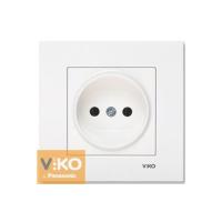 90960007 Розетка 1-я белая VIKO KARRE