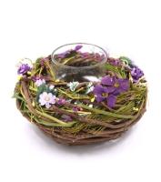 724356 Подсвечник  L16 W16 H11 см