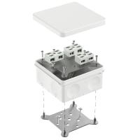 Коробка огнестойкая разветвительная для о/п двухкомпонентная 60-0300-FR6.0-4-6-Р Е15-Е60 RAL9003 100х100х50 (14 шт/уп) Промрукав