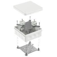 Коробка огнестойкая для о/п двухкомпонентная 60-0303-FR6.0-4 Е15-Е120 RAL9003 100х100х40 (16 шт/кор) Промрукав