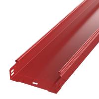 Лоток неперфорированный Стандарт 150х50х3000 (0,7 мм) RAL 3000 (12 м/уп) Промрукав