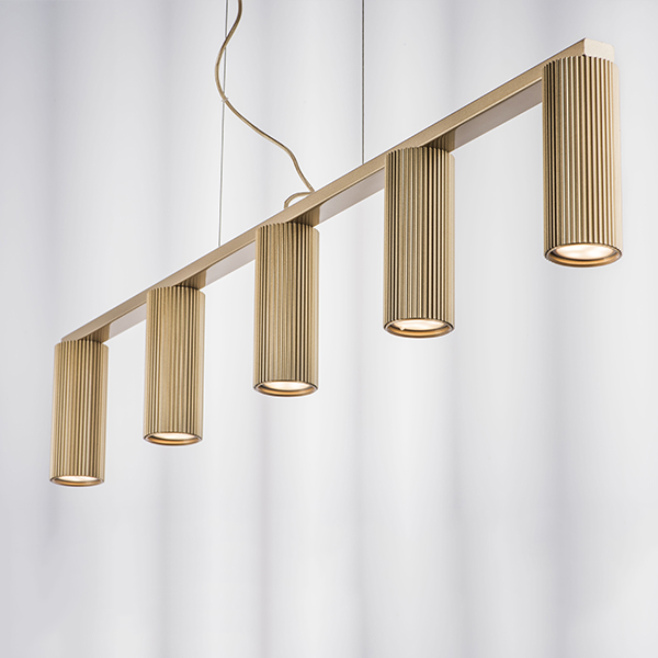 718053 Люстра ROMA 5х28W GU10 (led) CHAMPAGNE GOLD