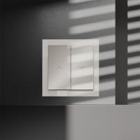 Выключатель встраиваемый VOLTUM S70 для жалюзи 10А, (кашемир)