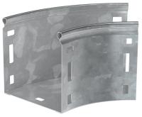 Поворот плавный 45град (тип Г01) ESCA 80х100мм HDZ IEK