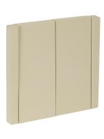 FORTE&PIANO Выключатель 2-клавишный 10А FP405 ваниль IEK