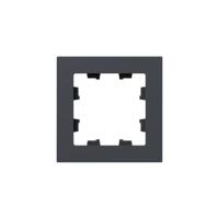 1 - местная рамка, графит, пластик Эпика EKF