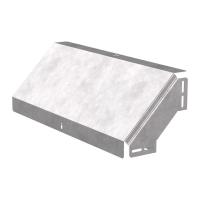 Угол вертикальный внешний 90 градусов с крышкой Стандарт 600х100 Промрукав