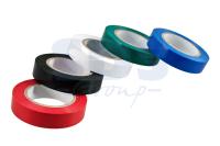Изолента 15мм х 20м набор 5 шт. (черная, синяя, красная, белая, зеленая) REXANT