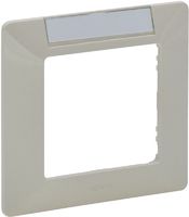 Legrand Etika Сл.кость Рамка 1-ая с держателем для маркировки слоновая кость