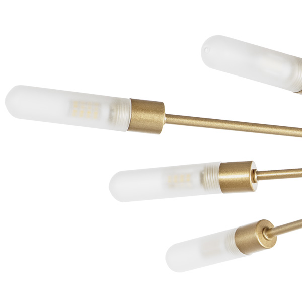 732123 Люстра RAGNO 12х5W(led) G9 ШАМПАНЬ/ЗОЛОТО