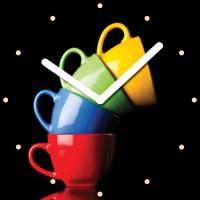 Innova Часы W09664 "Кружки", квадратные, стекло, размер 30*30 см (10/120)