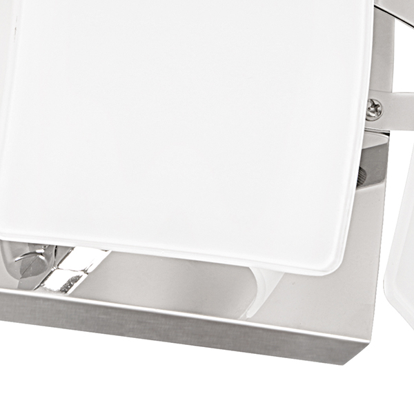 801616 Бра LAMELLA 1х40W E14 ХРОМ/БЕЛЫЙ