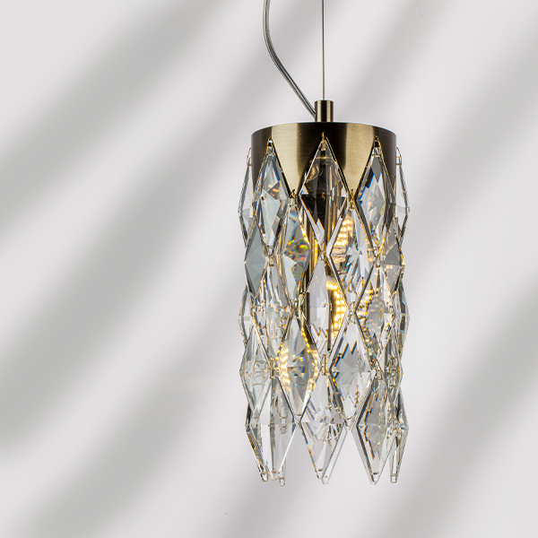 722033 Люстра LIMPIO 3х28W G9 БРОНЗА/ПРОЗРАЧНЫЙ