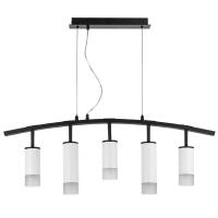 LR7353638621 Люстра RULLO 5х50W GU10 ЧЕРНЫЙ/БЕЛЫЙ (571735+214436-3+214486-2+202431-5)