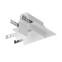 Коннектор угловой Gravity встраиваемый белый