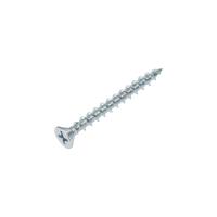 Саморез оконный острый 4,1х40мм, белый цинк, короб (500 шт/уп) KRANZ 