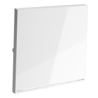 Клавиша для выключателя/переключателя одноклавишного с подсветкой, S70 (белый глянцевый)