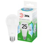 LED A60-25W-840-E27 GL  Лампа светодиодная ЭРА GREEN LINE LED A60-25W-840-E27 GL 25Вт груша яркий белый свет E27