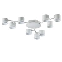 8235/9C COMFI LN25 200 белый металл Люстра потолочная LED GX53 9*10W 220V GARETA