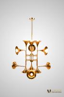 Люстра на штанге в стиле Арт-деко AM Group AM259-12
