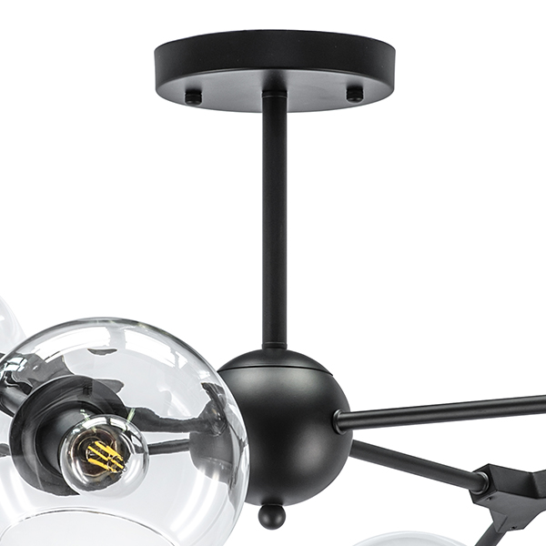 785087 Люстра BETA 8x40W E27 ЧЕРНЫЙ