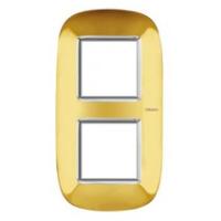 BT Axolute Золото Рамка 2+2 мод эллипс