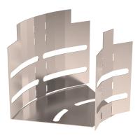 Угол горизонтальный изменяемый 0-45 градусов Стандарт INOX (AISI 409) 100х100 Промрукав