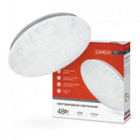 Светильник сд серии DECO 48Вт 230В 4000К 3120Лм 380х55мм БАМБУК IN HOME