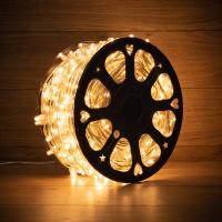 Гирлянда LED Клип-лайт 12 V, прозрачный ПВХ, 150 мм, цвет диодов теплый белый