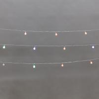 Гирлянда светодиодная Шарики 5м, 20LED, IP20, прозрачный провод, свечение мульти (RG/RB), мигание, 230В NEON-NIGHT