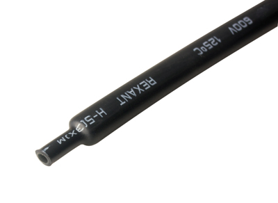 Трубка термоусаживаемая СТТК (3:1) двустенная клеевая 12,0/4,0мм, черная, упаковка 10 шт. по 1м REXANT