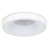 Светильник встраиваемый, GU10, D95xH35мм, IP20, белый, без лампы