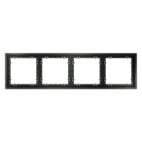 Рамка пластиковая VOLTUM S70 на 4 поста, (титан)