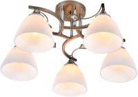 Люстра E27*60W МатЗолото/Хром ?520*260 (в коробке 4 шт)