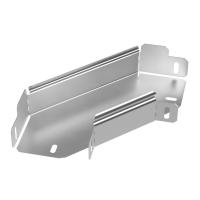 Угол горизонтальный 90 градусов Стандарт INOX (AISI 304) 100х50 Промрукав