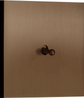 Переключатель перекрестный (с 3-х мест) на 1 тумблер, каплевидный, 10AX 250V, бронза, серия N96