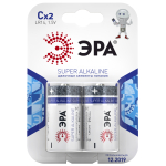 Батарейки ЭРА LR14-2BL SUPER Alkaline (12/96/5280)